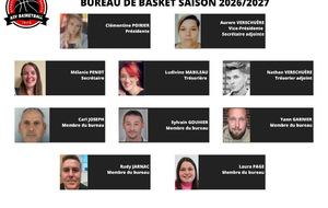 Nouveau bureau saison 2026/2027