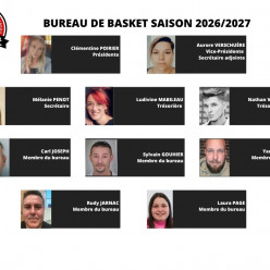 Nouveau bureau saison 2026/2027